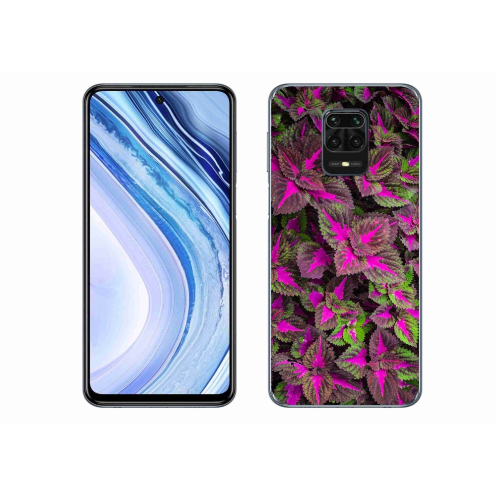Gél borító mmCase a Xiaomi Redmi Note 9 Pro számára - virágok 10