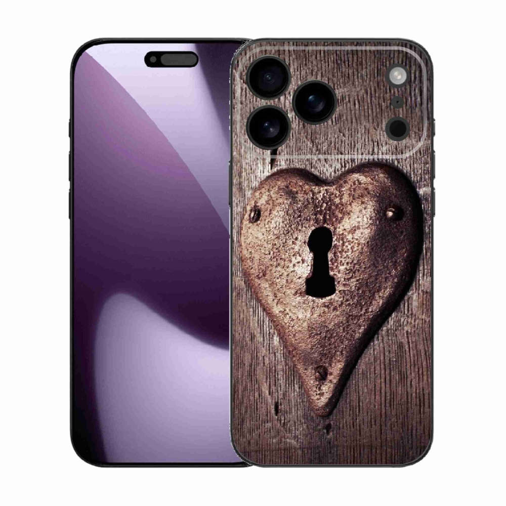 Zselés borítás mmCase iPhone 17 Pro Max készülékhez - szív alakú zár