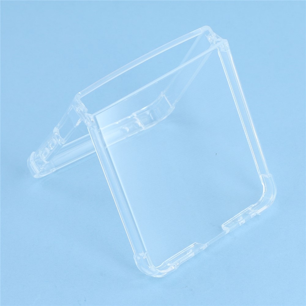 Átlátszó zselés tok megerősített sarkokkal Samsung Galaxy Z Flip7 5G készülékhez