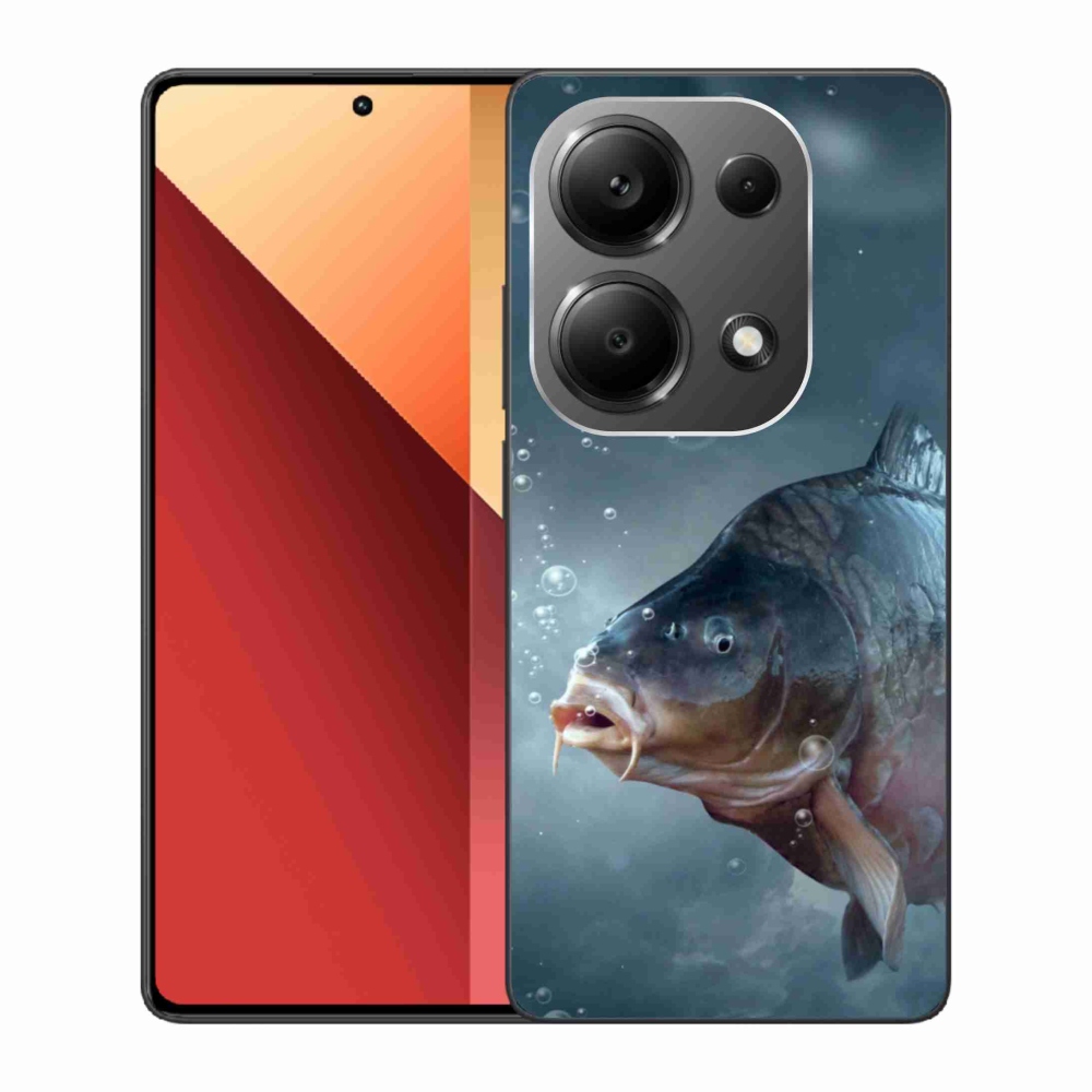 Gél borítás mmCase a Xiaomi Redmi Note 13 Pro 4G/Poco M6 Pro - ponty és buborékok számára