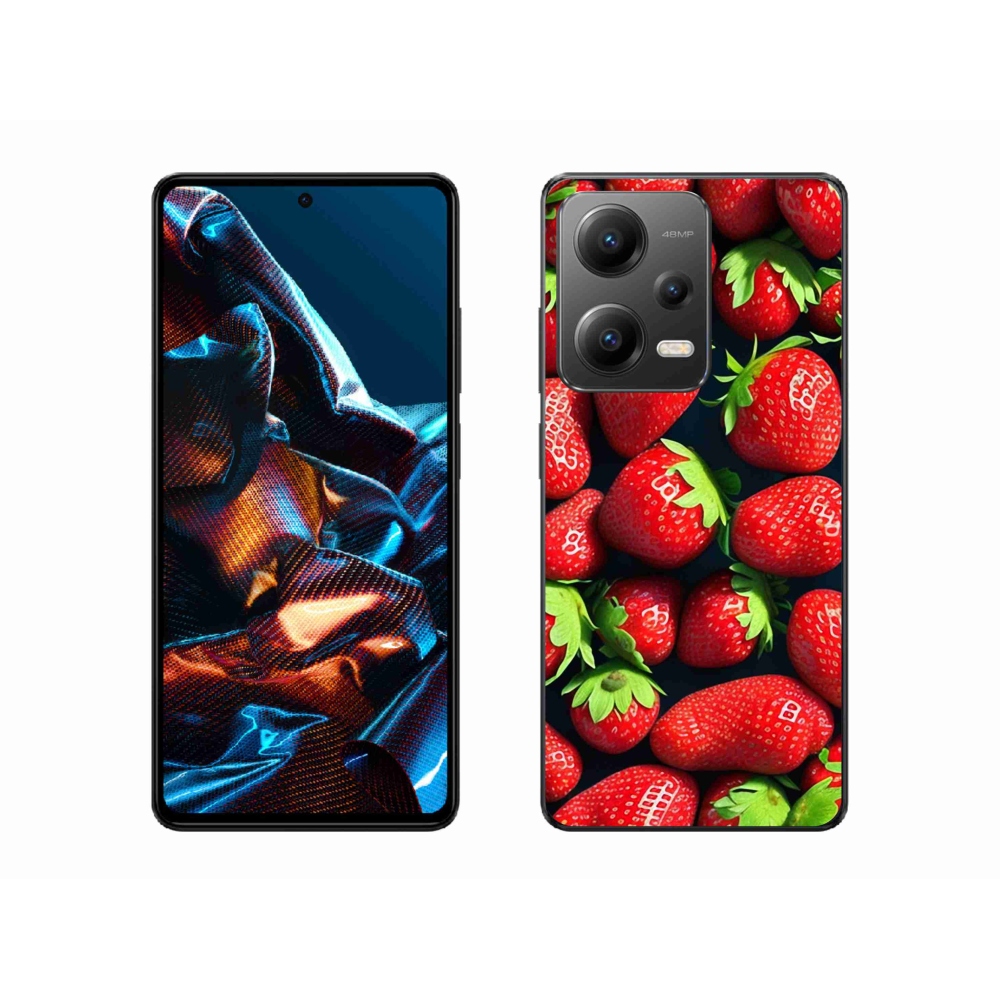 Gél borítás mmCase a Xiaomi Redmi Note 12 Pro 5G-hez - eper