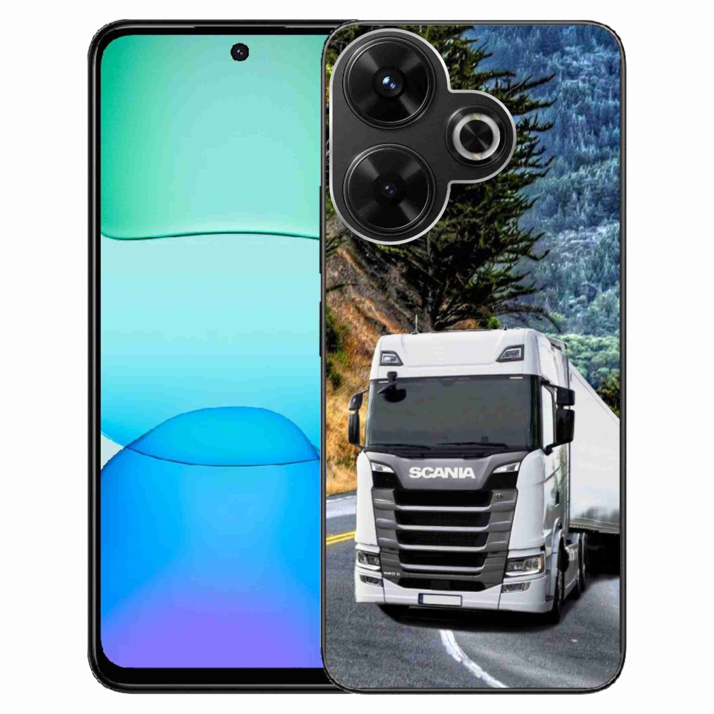 Gél borítás mmCase a Xiaomi Redmi 13 4G/Poco M6 4G - teherautó 1