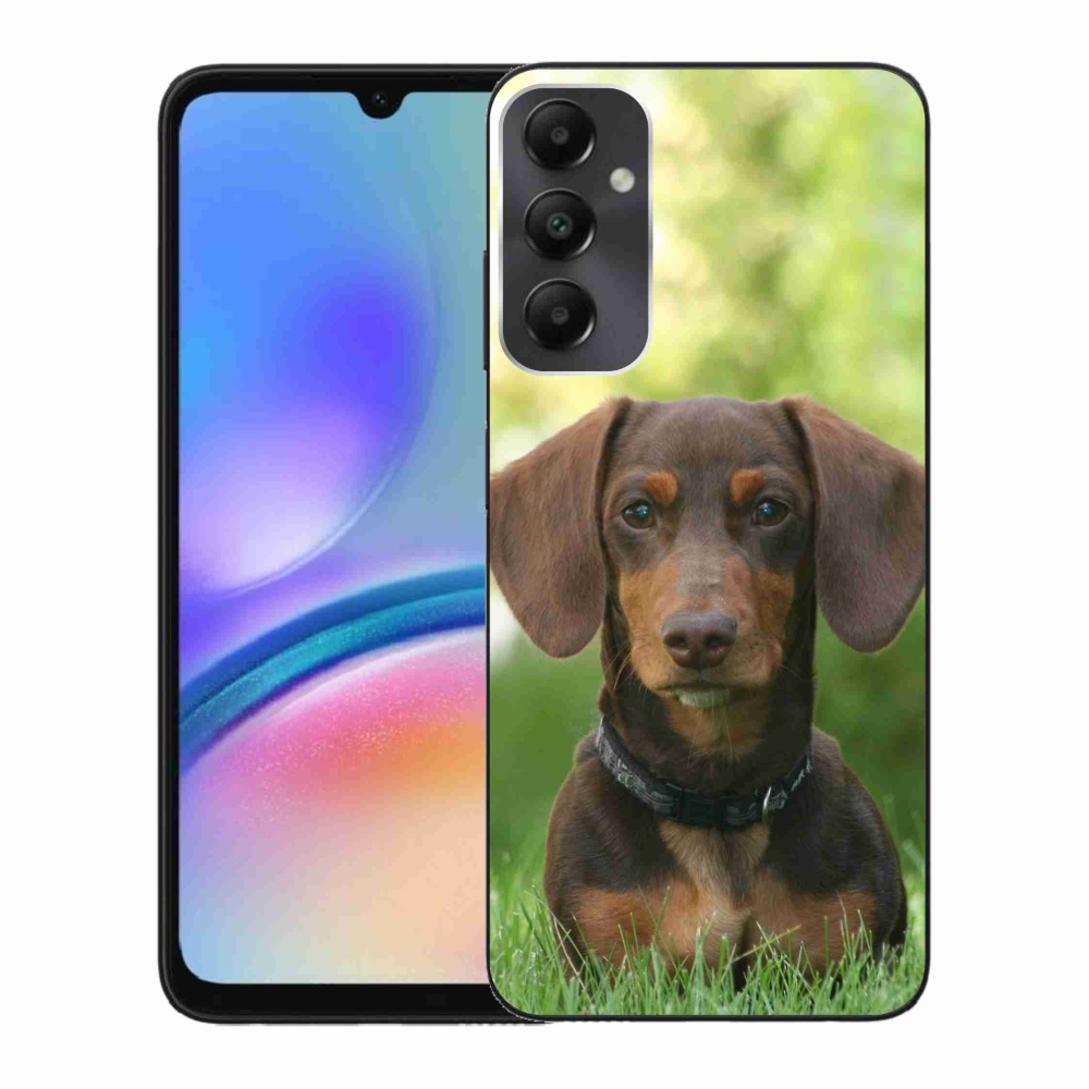 Gél tok mmCase Samsung Galaxy A05s készülékhez - barna tacskó