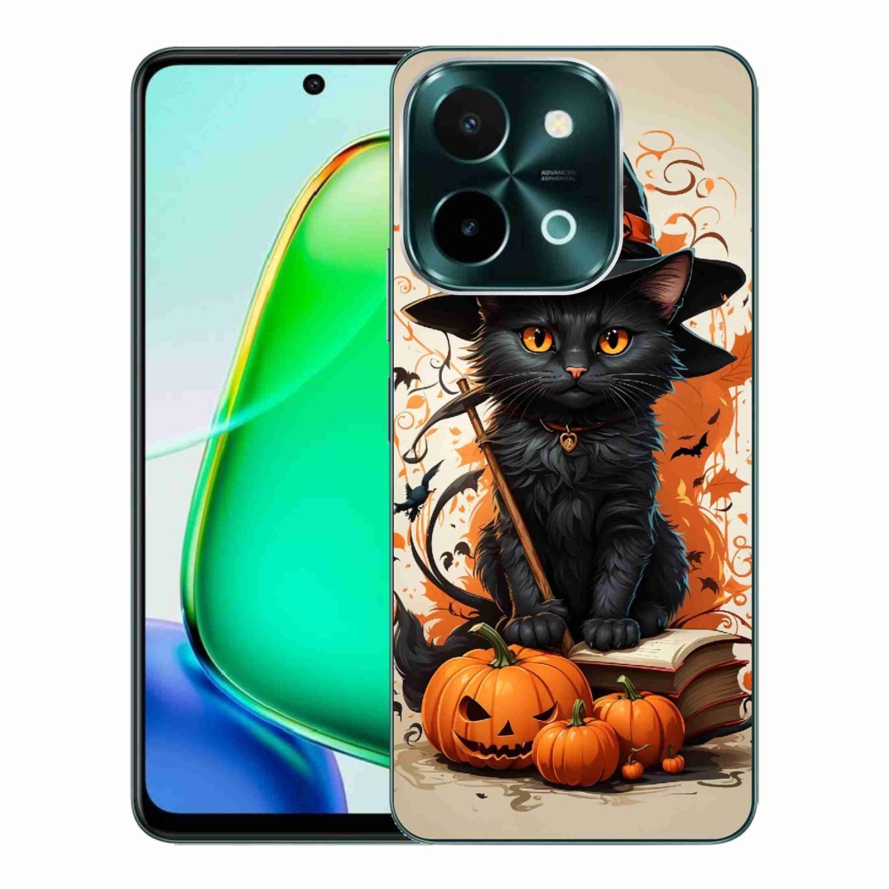 Zselés borítás mmCase a Vivo Y28-hoz - cat wizard