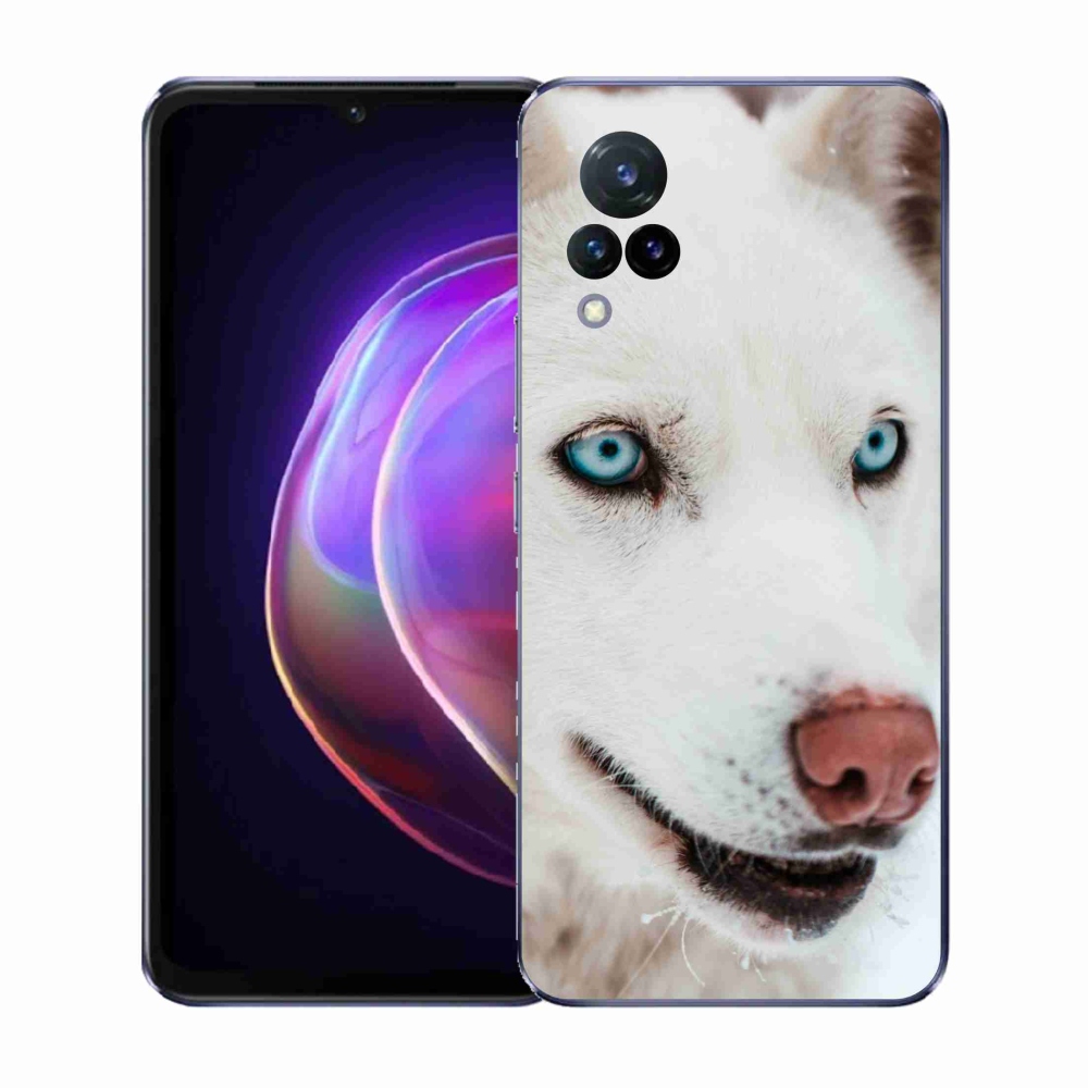 Zselés borítás mmCase a Vivo V21 4G/5G-n - kutyaszemmel nézve