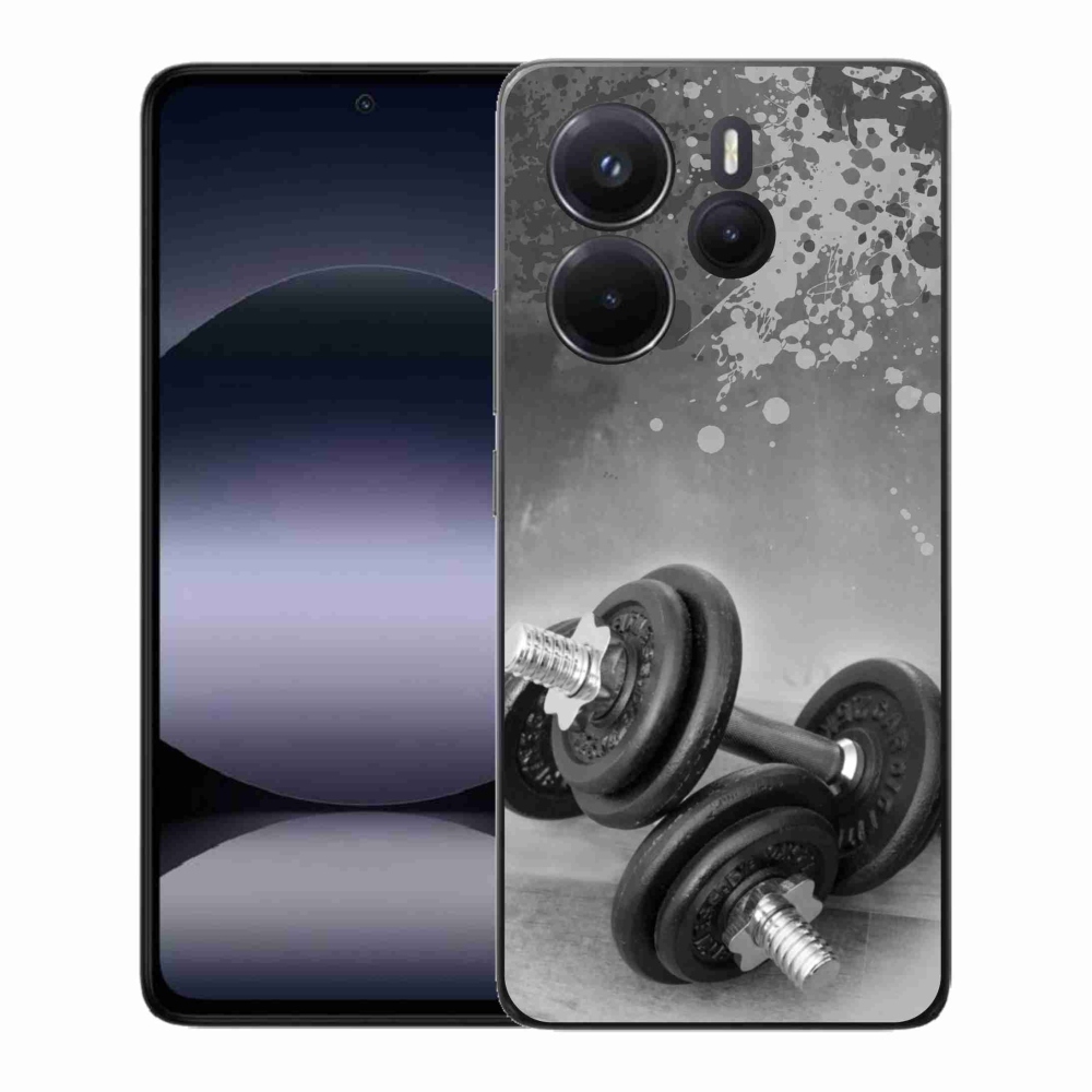 Gél borítás mmCase a Xiaomi Redmi Note 14-hez - súlyzók 1