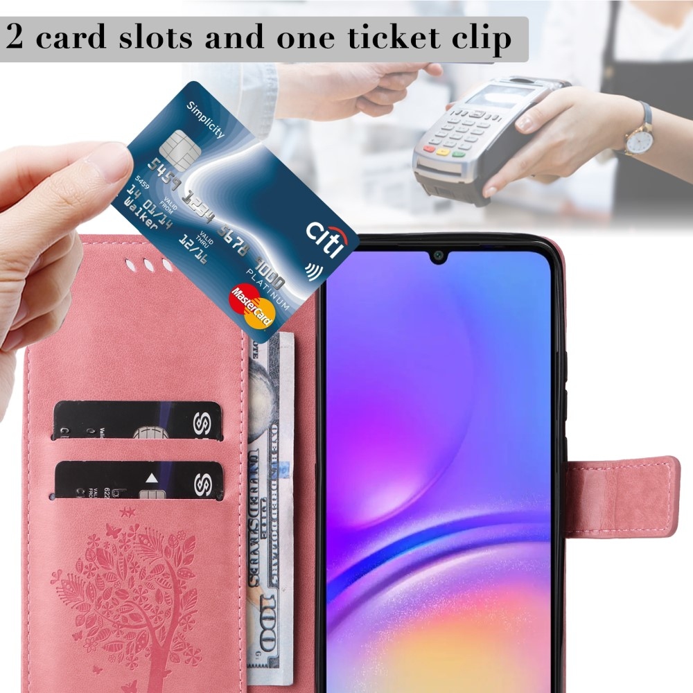 Fák könyve tok Samsung Galaxy A06 4G - rózsaszínű