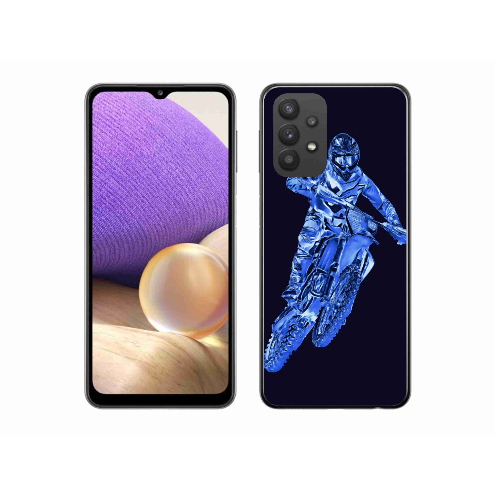 Zselés borítás mmCase Samsung Galaxy A32 5G - motocross 1