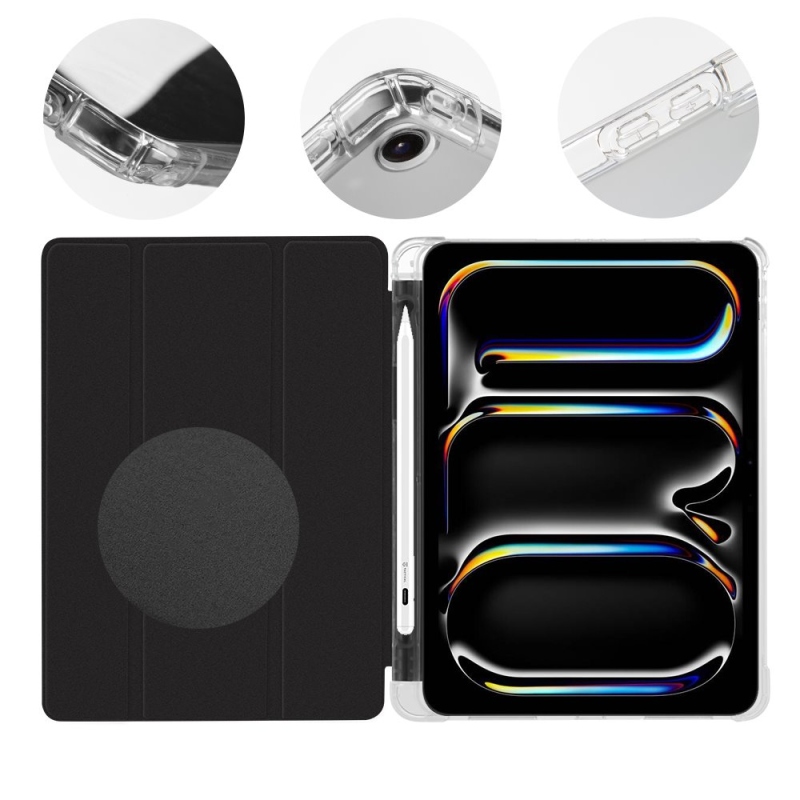 COVER:ME MistyTab tok iPad Air 4 (2020)/iPad Pro 11 (1/2/3/4) Fekete