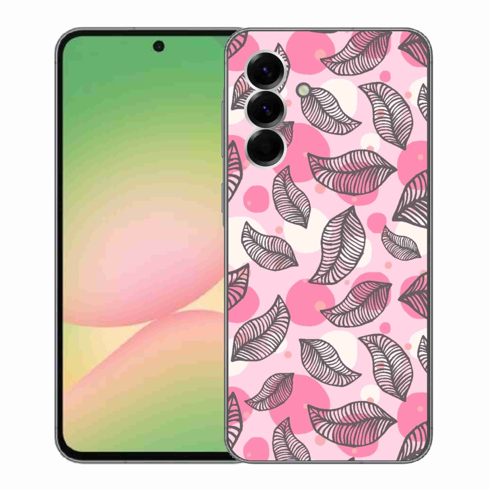 Gél borítás mmCase Samsung Galaxy A56 5G - rajzfilmes hulló levelek