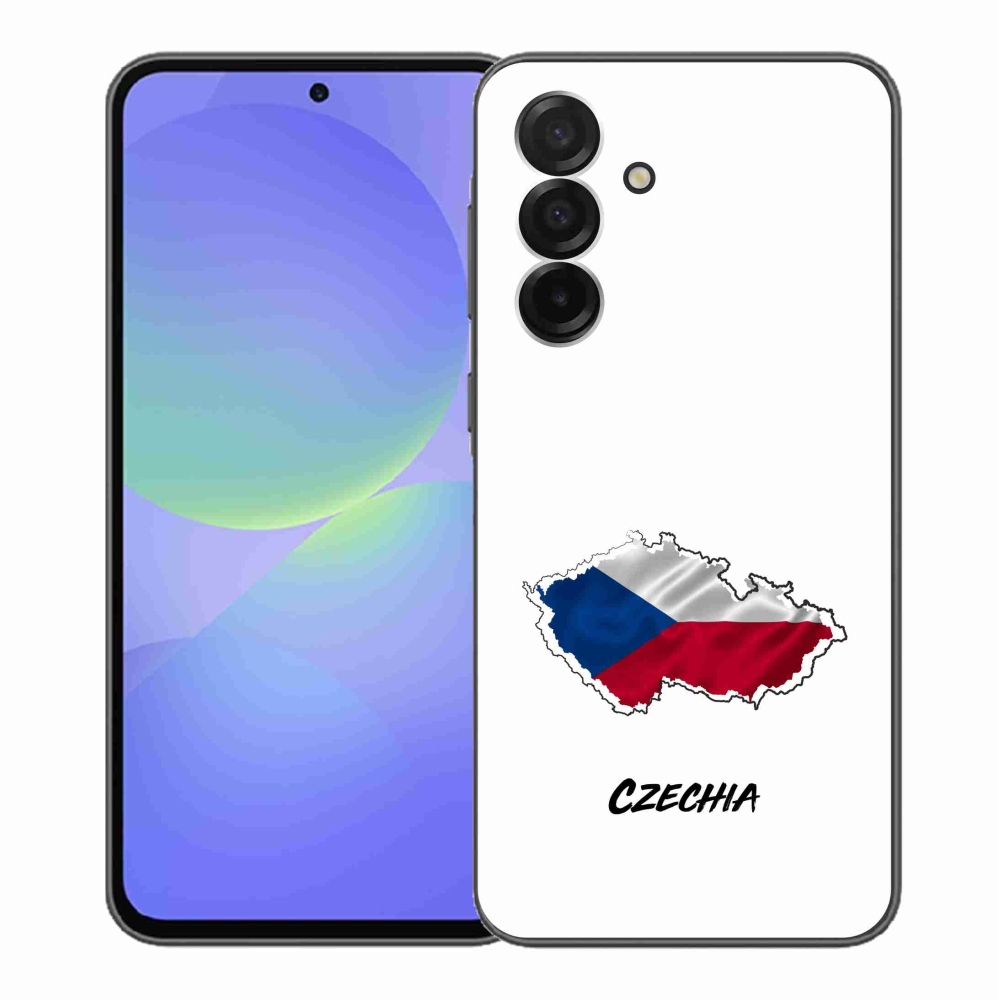 Gél védőhuzat mmCase Samsung Galaxy A36 5G - Csehország fehér háttérrel