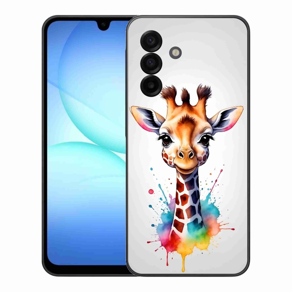 Zselés borítás mmCase Samsung Galaxy A17 4G/5G - zsiráf 1