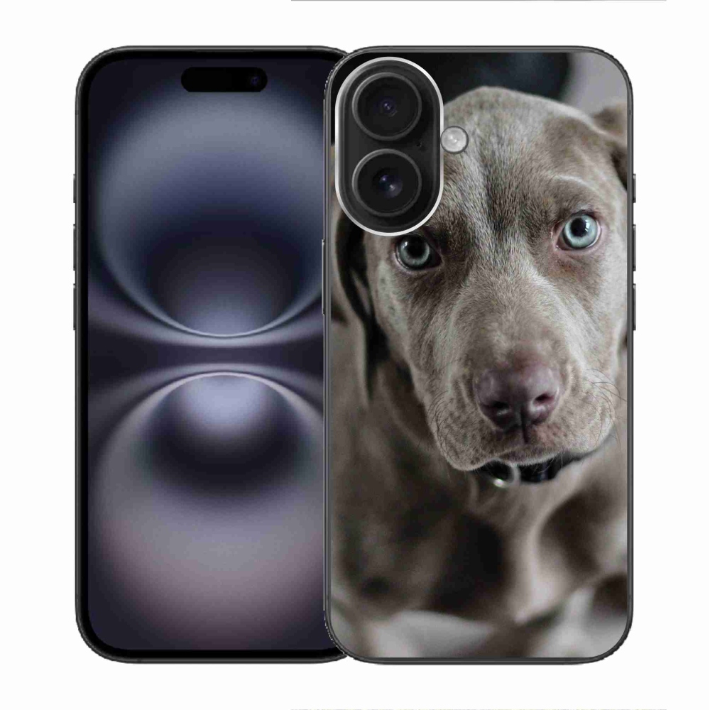 Gél tok mmCase iPhone 16 készülékhez - Weimaraner