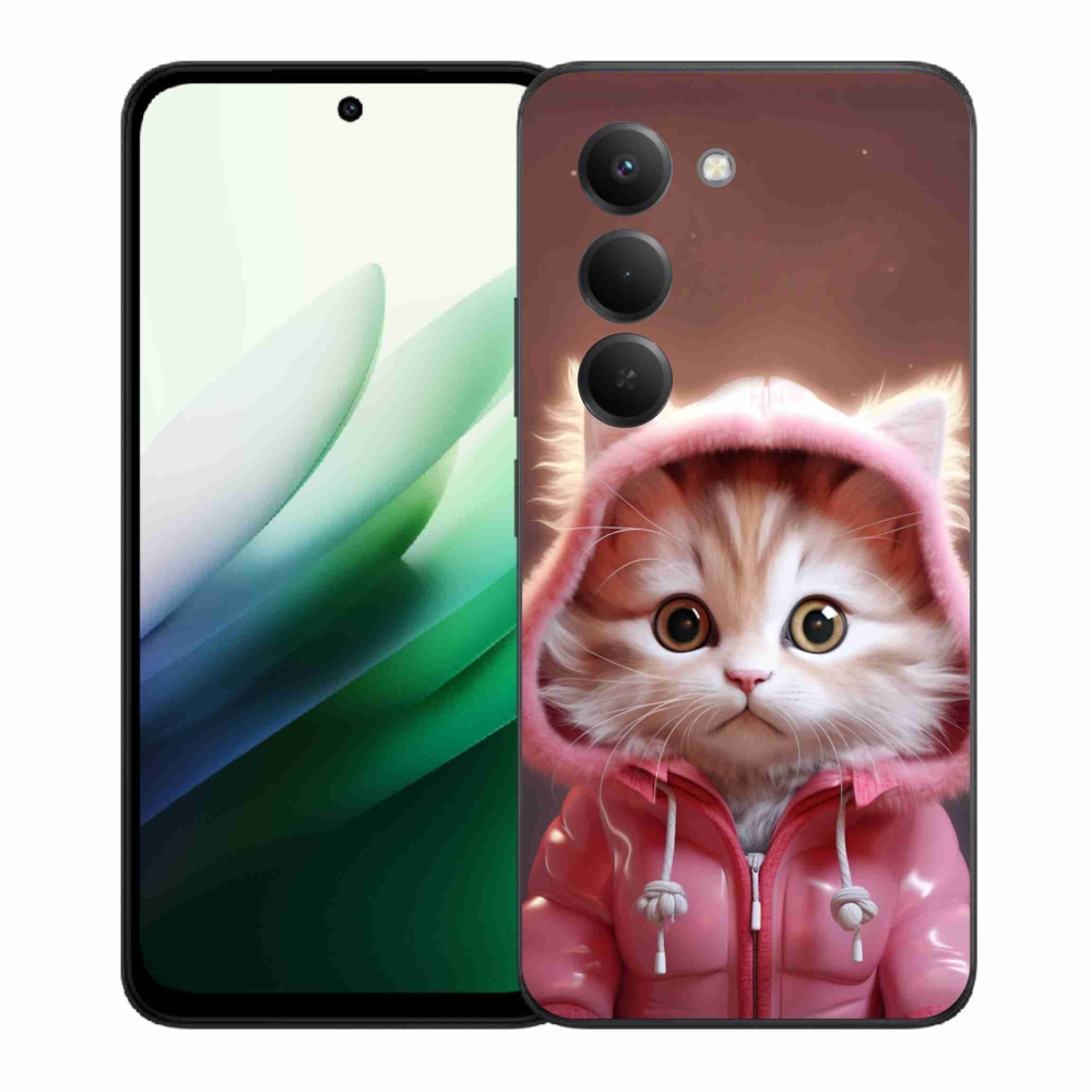 Gél borító mmCase a Xiaomi Redmi 15 5G-hez - aranyos cica 3