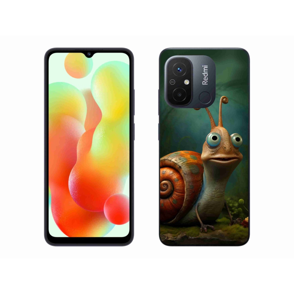 Gél borítás mmCase a Xiaomi Redmi 12C-hez - csiga