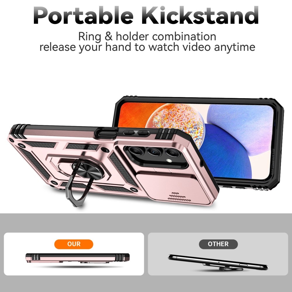 Csúszásálló borítás Samsung Galaxy A35 5G készülékhez - rózsa arany