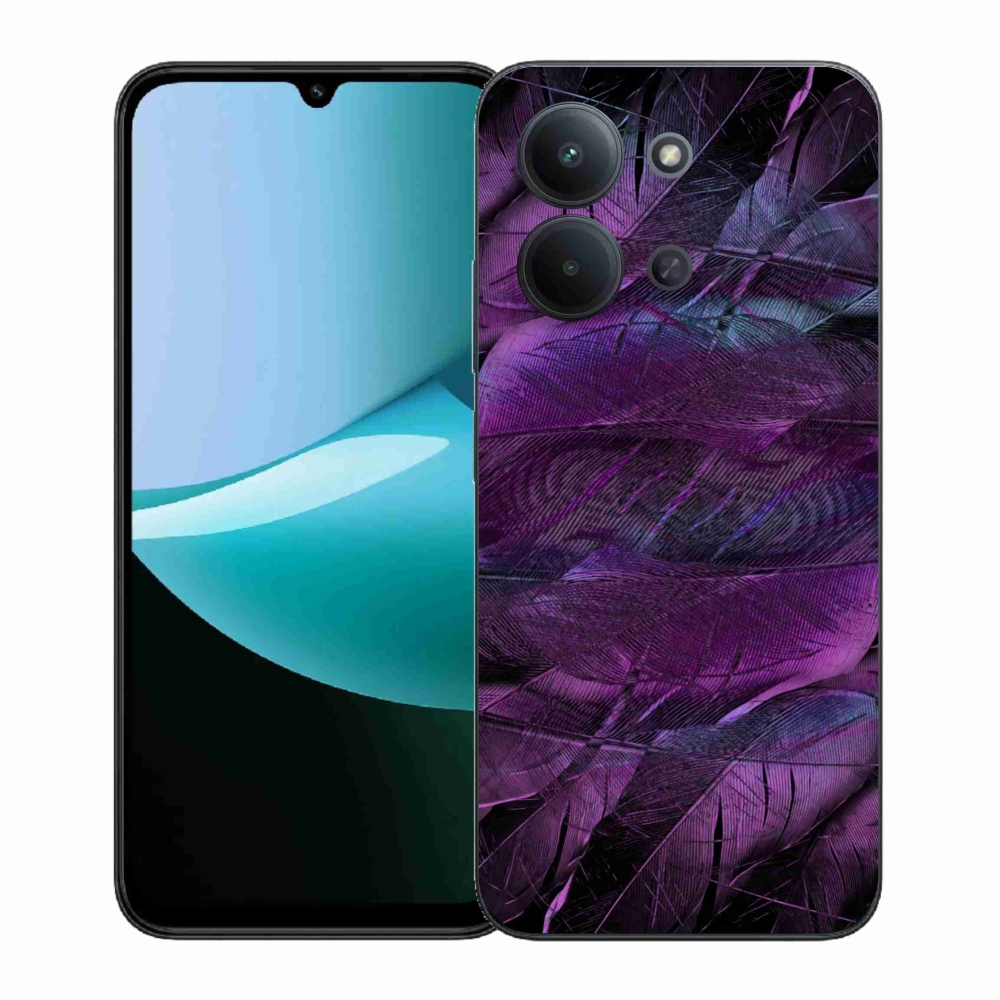 Gél borítás mmCase a Xiaomi Redmi 15C 4G (171mm)/Poco C85 4G (171mm) - lila tollhoz