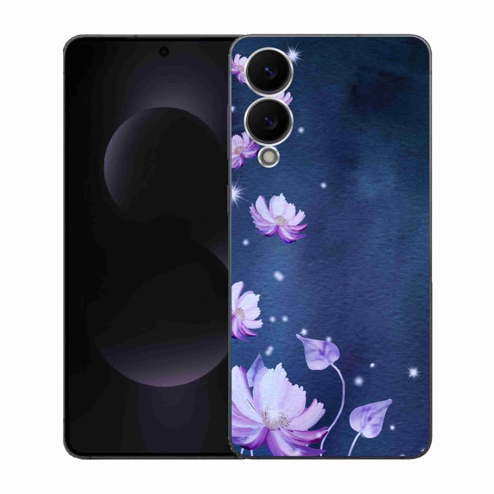 Gél borítás mmCase Samsung Galaxy S25 Edge készülékhez - hulló virágok