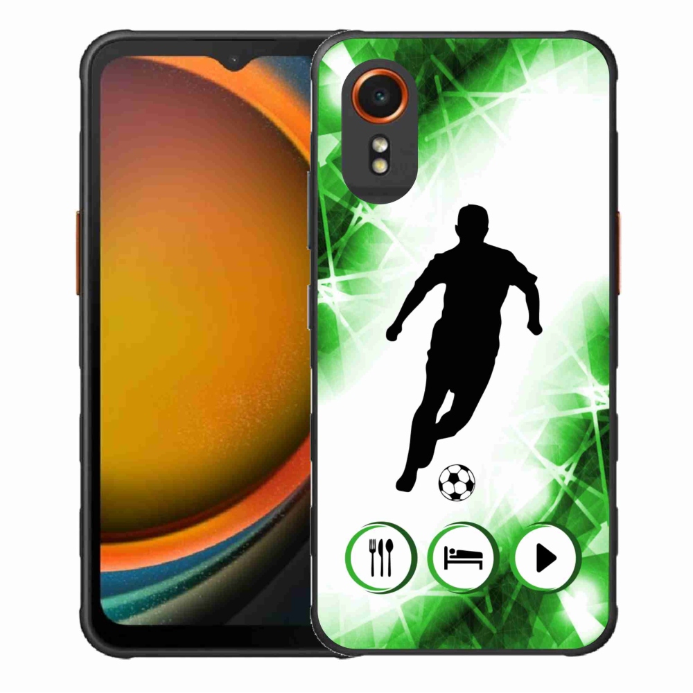 Gél borítás mmCase Samsung Galaxy Xcover 7 - focista számára