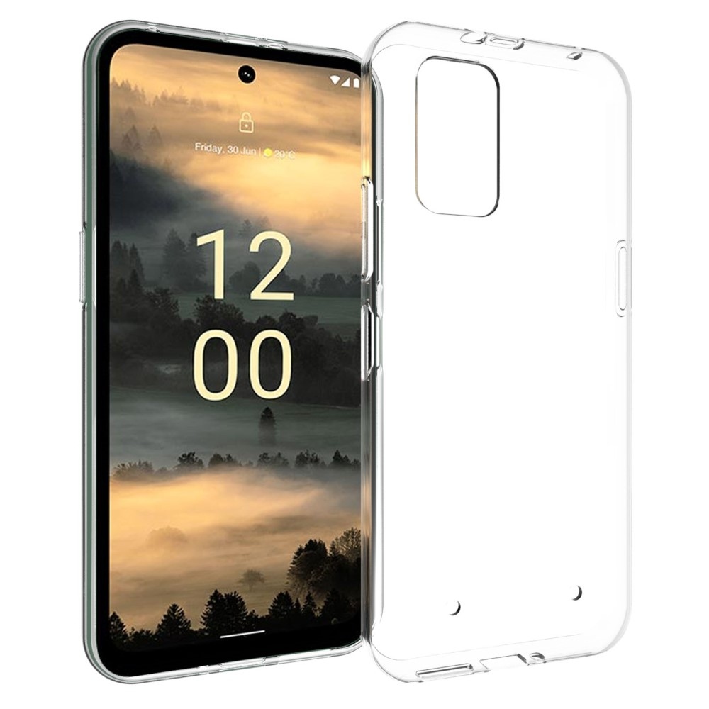 Átlátszó zselés tok a Nokia XR21 készülékhez - átlátszó