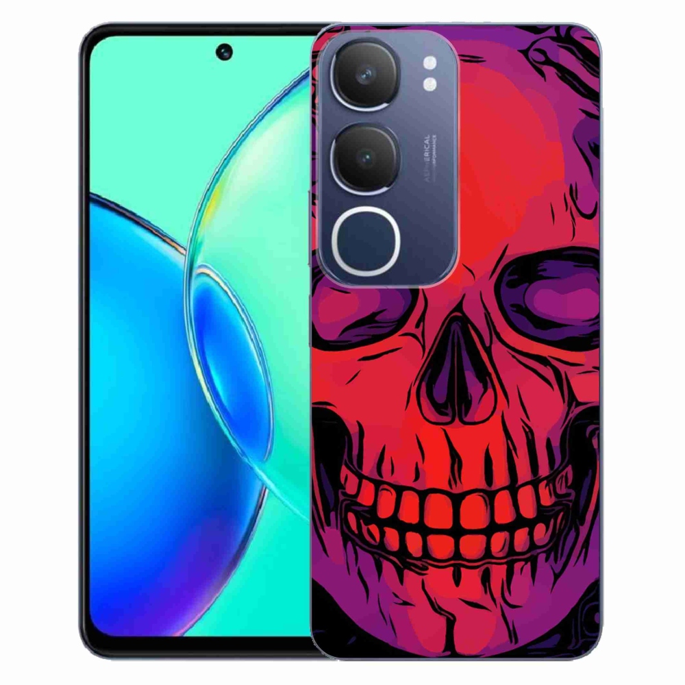 Zselés borítás mmCase a Vivo Y19s készülékhez - koponya