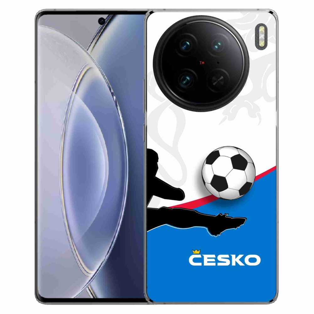 Gél borítás mmCase a Vivo X90 Pro-hoz - futball Csehország 3
