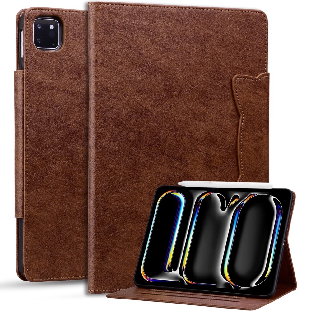 Üzleti táblagép tok iPad Air 13 (2024)/(2025) - barna