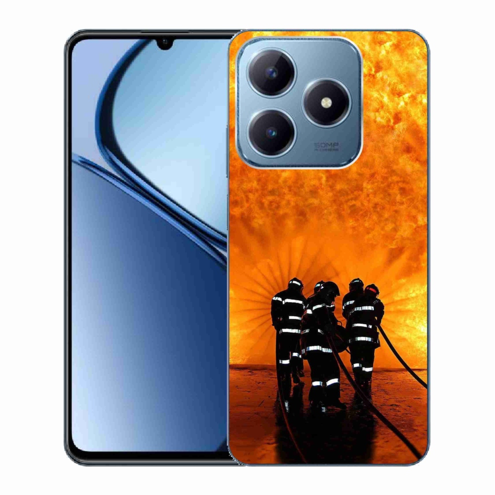 Zselés borítás mmCase a Realme C63 készülékhez - tűz