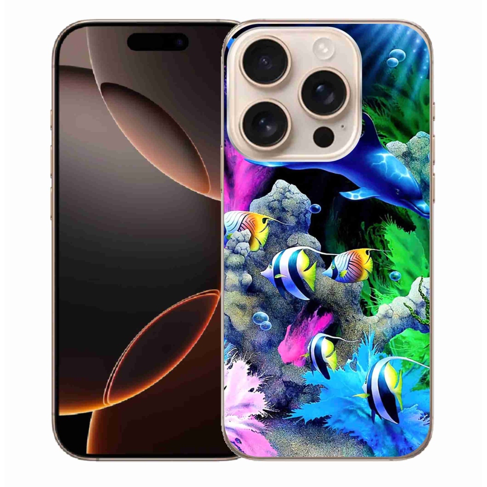 Gél tok mmCase iPhone 16 Pro Max készülékhez - Sea World
