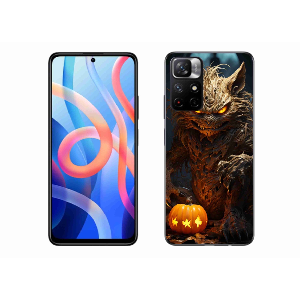 Gél borítás mmCase a Xiaomi Redmi Note 11S 5G számára - Halloween szörnyeteg
