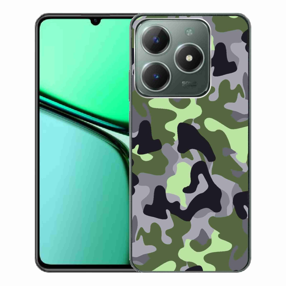 Gél borítás mmCase a Realme C61 készülékhez - álcázó minta 7