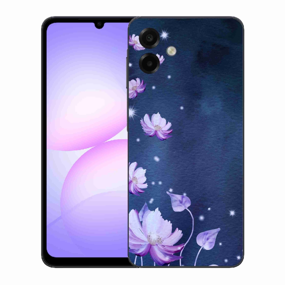 Gél borítás mmCase Samsung Galaxy A07 4G - hulló virágok