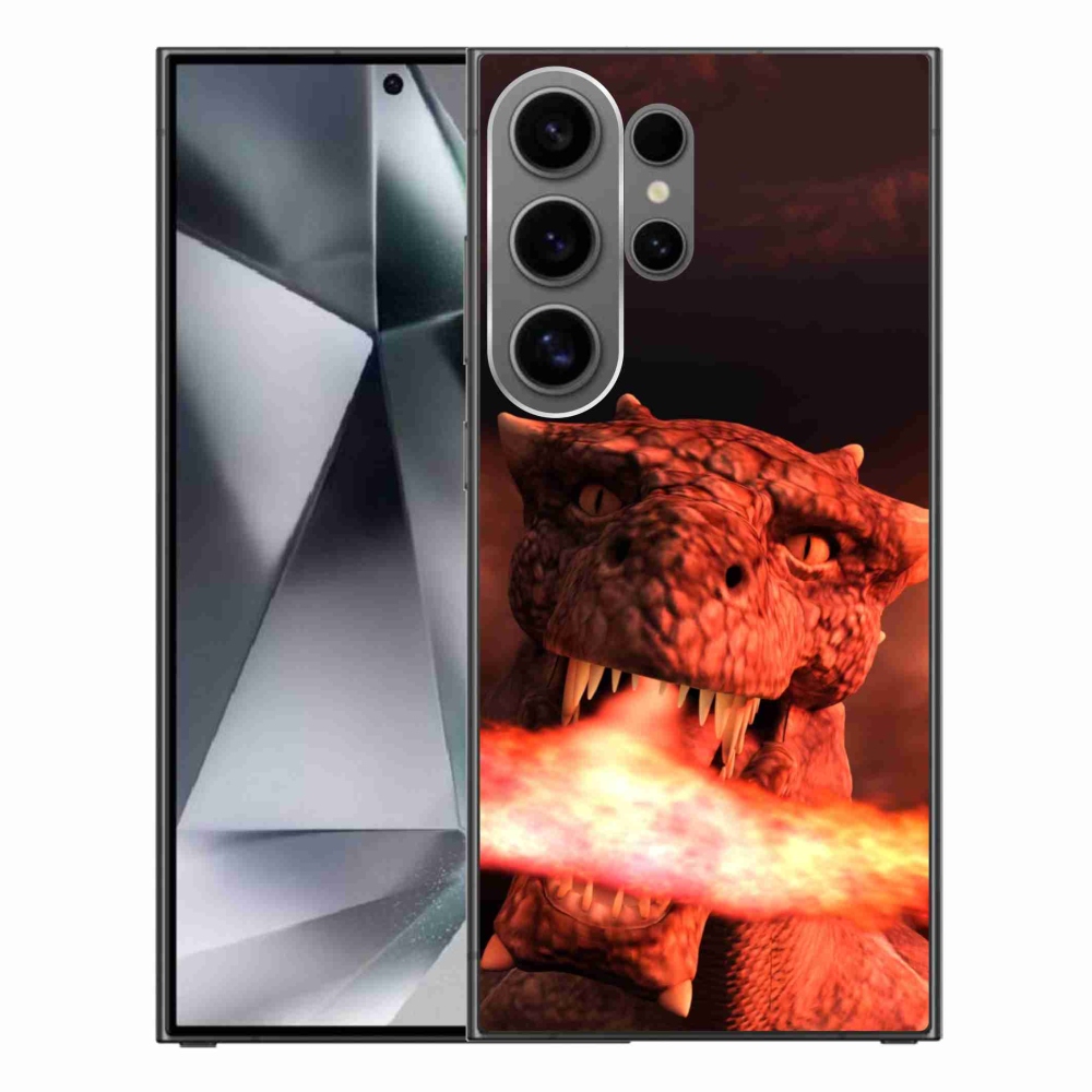 Zselés borítás mmCase Samsung Galaxy S24 Ultra készülékhez - sárkány