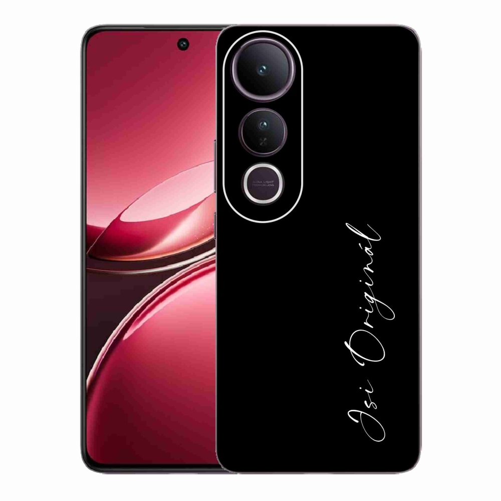 Gélburkolat mmCase a Vivo V50 Lite 4G/5G-n - te vagy az eredeti fekete háttér