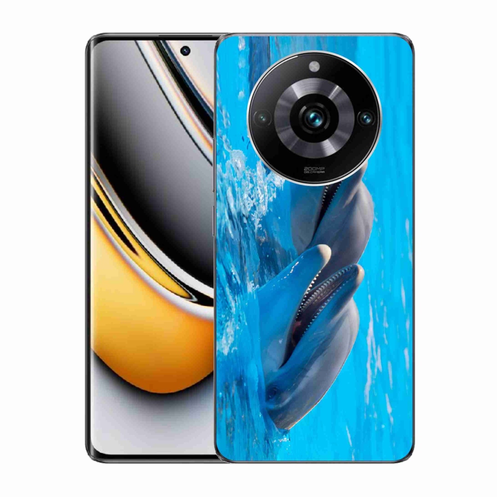 Gél borítás mmCase a Realme 11 Pro/11 Pro+ készülékhez - delfinek