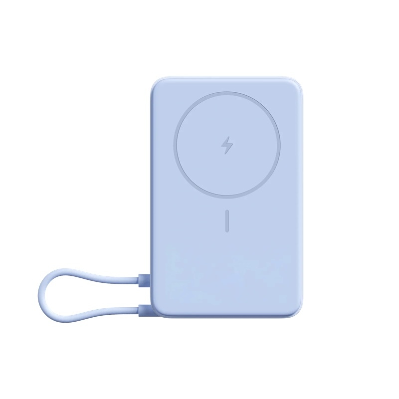 Xiaomi mágneses powerbank 33 W, 10 000 mAh, beépített USB-C-kábellel és állvánnyal, kék