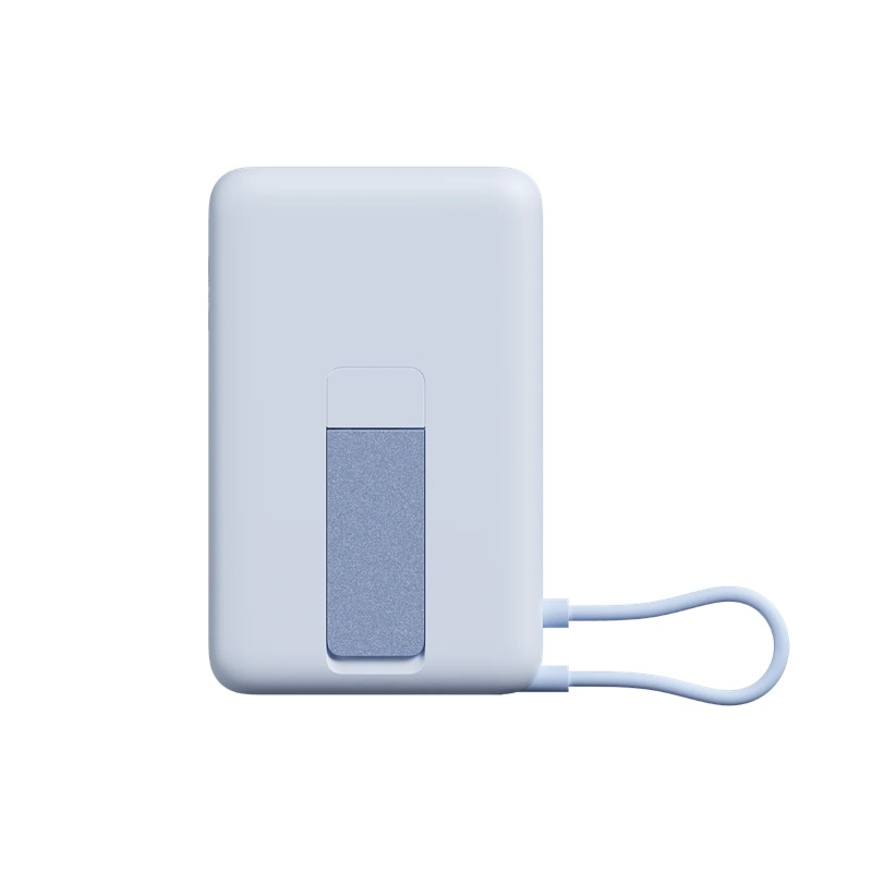 Xiaomi mágneses powerbank 33 W, 10 000 mAh, beépített USB-C-kábellel és állvánnyal, kék