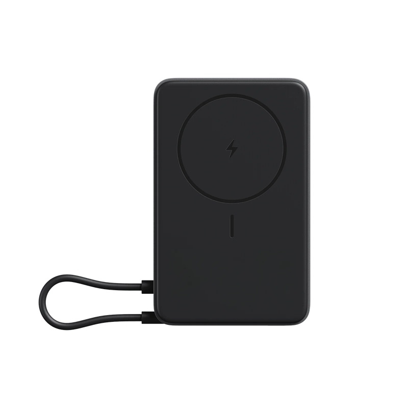 Xiaomi mágneses powerbank 33 W, 10 000 mAh, beépített USB-C kábellel és állvánnyal, szürke