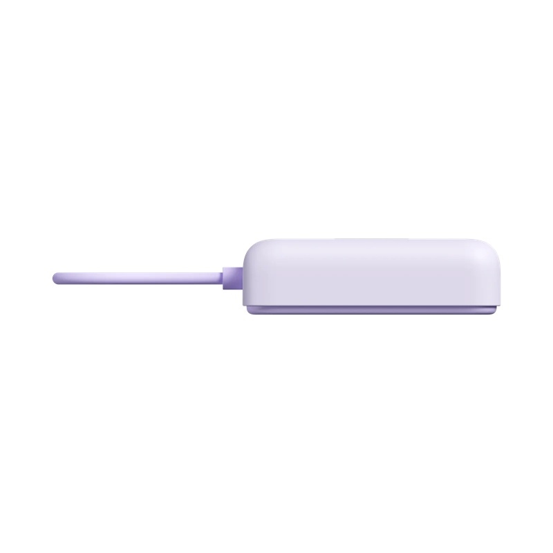 Xiaomi mágneses powerbank 33 W, 10 000 mAh, beépített USB-C kábellel és állvánnyal, lila