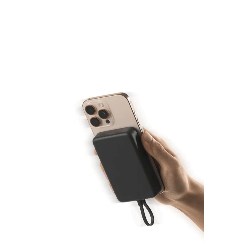 Xiaomi mágneses powerbank 33 W, 10 000 mAh, beépített USB-C kábellel, szürke