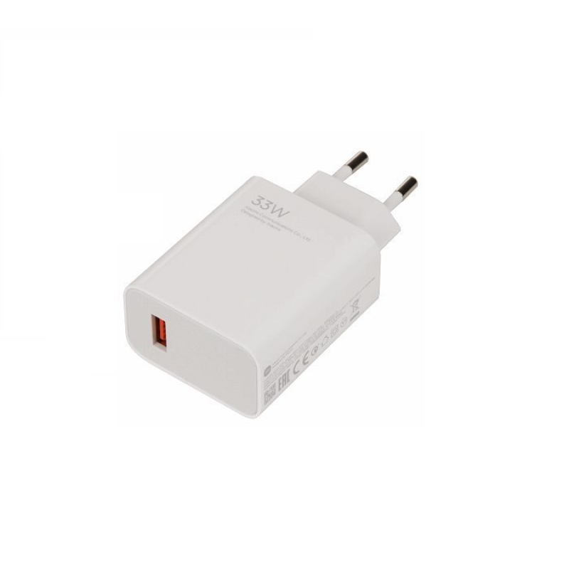 Xiaomi MDY-14-EL USB-A 33 W-os utazó töltő, fehér (Service Pack) 