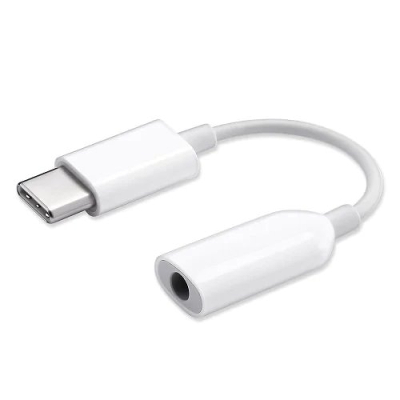 Xiaomi eredeti USB-C/3,5 mm-es adapter fehér (ömlesztett)