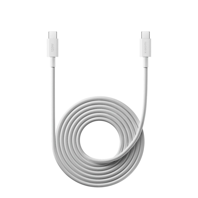 Xiaomi eredeti USB-C/USB-C adatkábel 6A 2m fehér