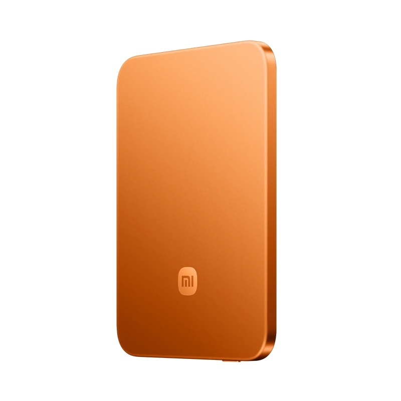 Xiaomi UltraThin mágneses powerbank 5000 mAh, 15 W, narancssárga