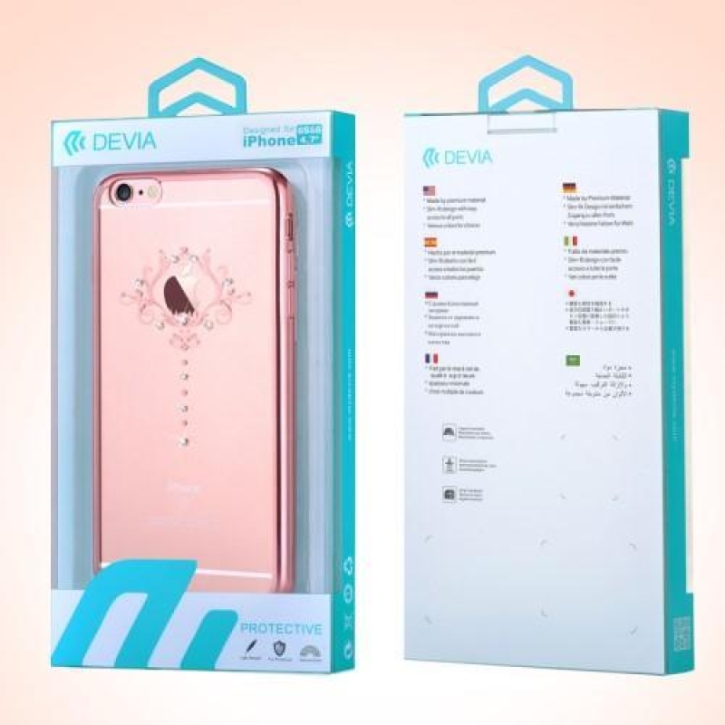 Xin zselés tok iPhone 6s Plus és 6 Plus készülékhez - arany hattyú