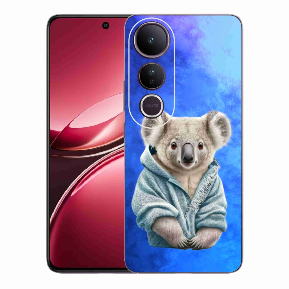 Gél borítás mmCase a Vivo V50 Lite 4G/5G készülékhez - koala pulóverben