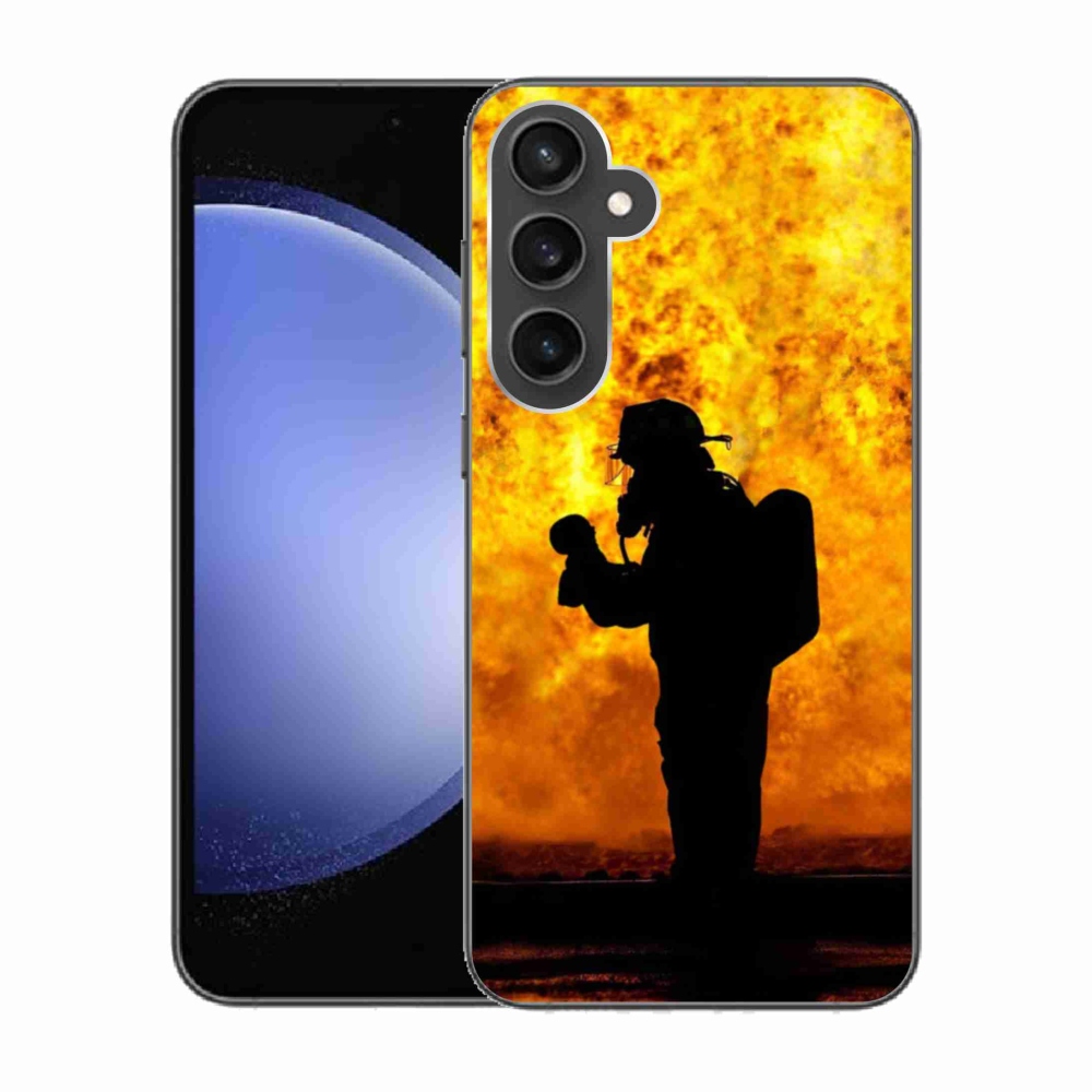 Gél borítás mmCase Samsung Galaxy S23 FE készülékhez - tűzoltó