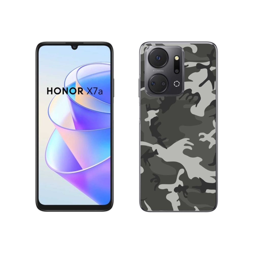 Zselés borítás mmCase a Honor X7a készülékhez - álcázó mintás