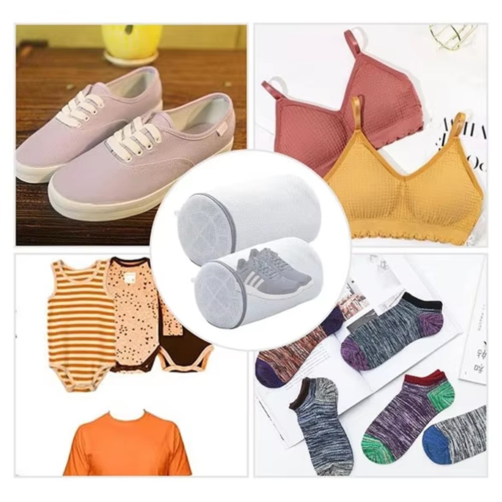 Cipzáras hálós cipőmosózsák - L méret