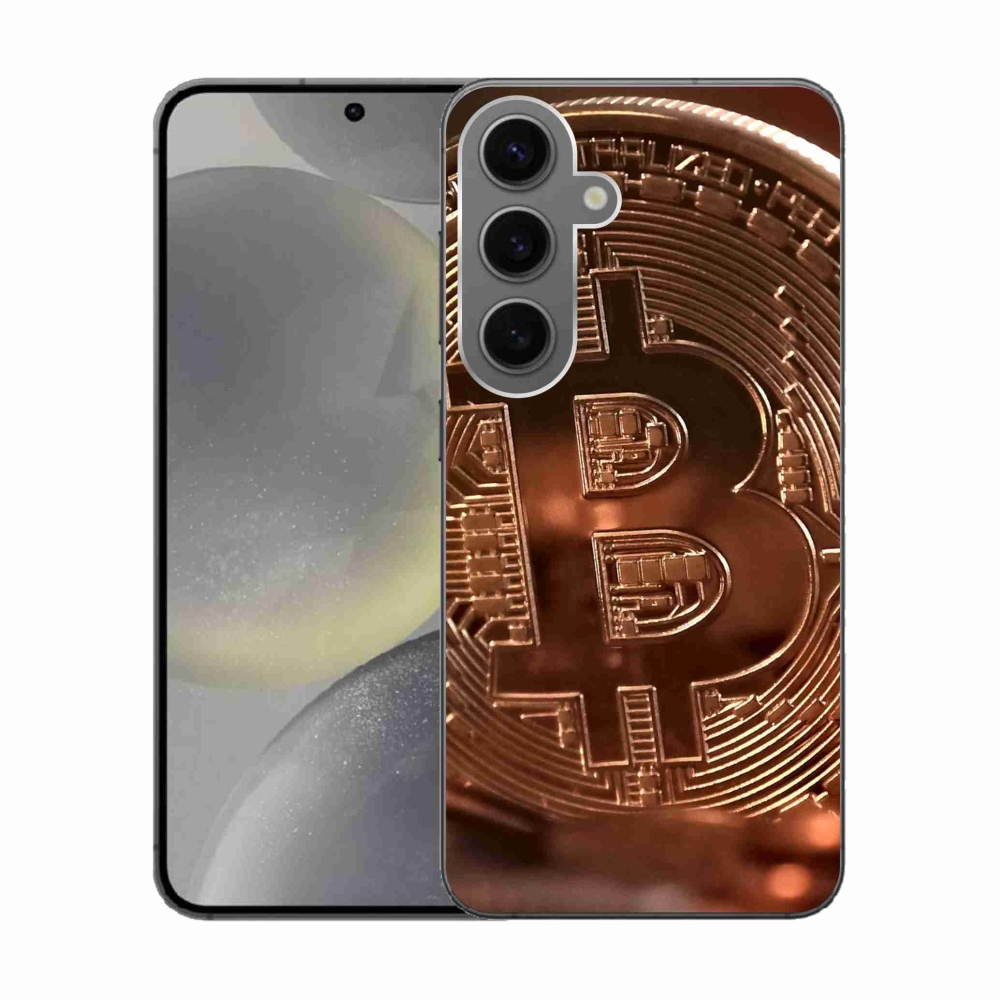 Gél borítás mmCase Samsung Galaxy S24 készülékhez - bitcoin